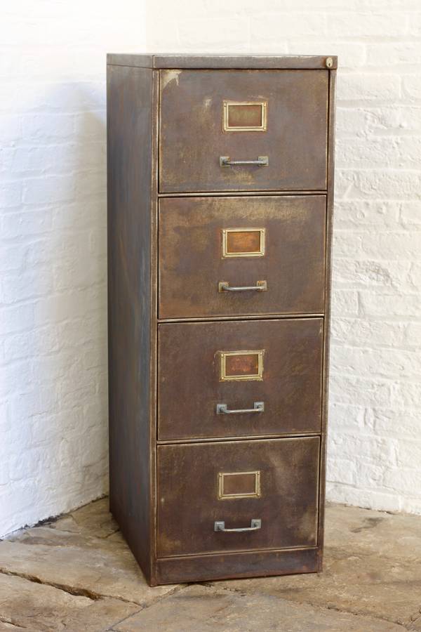 tannery vintage four drawer filing cabineturban grain