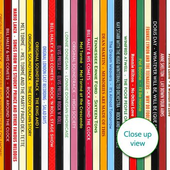 Personalised 70th Birthday Print Music Gift Year 1956, 3 of 9