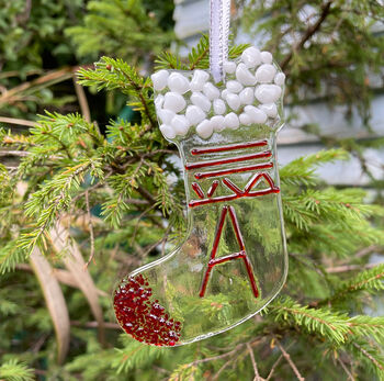 Create Your Own Fused Glass Stocking Hanging Decoration, 5 of 6