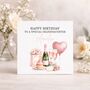 Special Granddaughter Champagne Roses Luxury Birthday Card, thumbnail 1 of 4