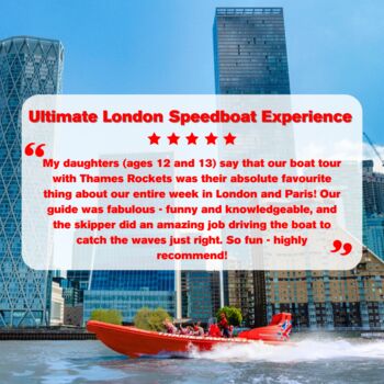 Ultimate London Speedboat Experience, 3 of 7