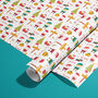 Santa's Elf Boy Wrapping Paper Roll Or Folded, thumbnail 2 of 3