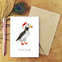 Horned Puffin Christmas Cards, thumbnail 1 of 8