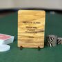 Personalised Wood And Resin Poker Trophy Ace Of Spades, thumbnail 4 of 7