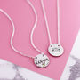 Sterling Silver Mum Necklace With Engraved Names, thumbnail 6 of 12