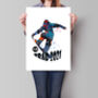 Snowboarder Personalised Print, thumbnail 2 of 5