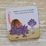'Maybe A Little Lavender…' Drinks Coaster, thumbnail 1 of 2