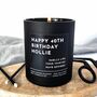 Personalised 40th Birthday Candle With Name, thumbnail 1 of 10
