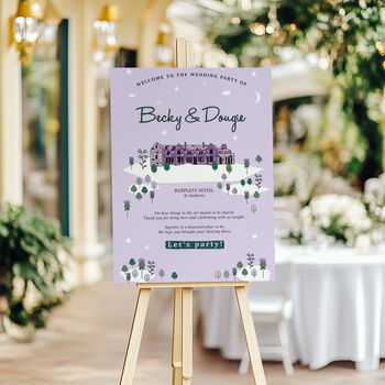 Welcome Wedding Sign/Bespoke Wedding Sign, 4 of 6