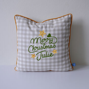 Personalised High Quality Christmas Cushions, 5 of 11