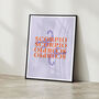 Scorpio Zodiac Typography Print, thumbnail 1 of 6