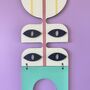 Eclectic Wall Hanging Bright And Bold Wall Art Abstract Home Decor, thumbnail 3 of 8