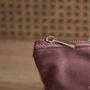 Personalised Zodiac Medium Pink Velvet Bag, thumbnail 3 of 4