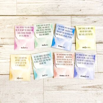 God's Promises Watercolour Tea Gift | Bible Scriptures | Christian Gift, 4 of 6