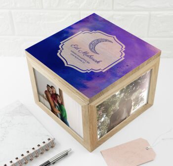 Personalised Eid Mubarak Photo Keepsake Box, 5 of 5