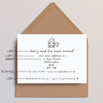 Change Of Address Announcements, 2 of 3