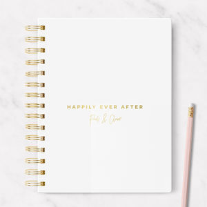 wedding notebook