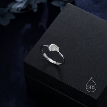 Sterling Silver Cute Little Ammonite Ring, 6 of 12