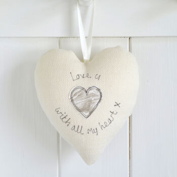 Personalised Hanging Heart Gift For Mum / Grandma, 6 of 11