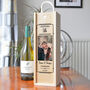Personalised 5th Anniversary Wooden Wine Photo Design, thumbnail 1 of 5