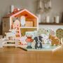 Wooden Farm Play Set Toddler Christmas Gift, thumbnail 1 of 2