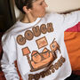 Couch Potatoes Men's Slogan Sweatshirt, thumbnail 2 of 4