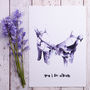 'You And Me Always' Wedding / Anniversary Print, thumbnail 2 of 5