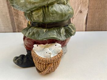 26cm Gnome With Fishing Rod Garden Home Ornament Figurine Fisherman Gift, 4 of 9