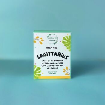 Soap For Sagittarius Funny Novelty Zodiac Gift, 3 of 6
