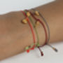 Handmade Peace Silk Bracelet, thumbnail 4 of 7