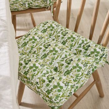 Set Of Two Meadowbrook Seat Cushions With Ties, 3 of 5
