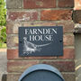 Personalised Country Pheasant House Number Sign, thumbnail 1 of 3