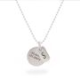 Coordinates Disc And Initial Dog Tag Necklace, thumbnail 4 of 6
