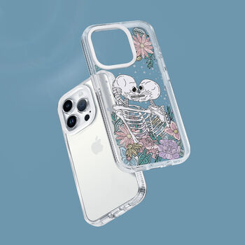 Skeleton Kiss Phone Case For iPhone, 3 of 10