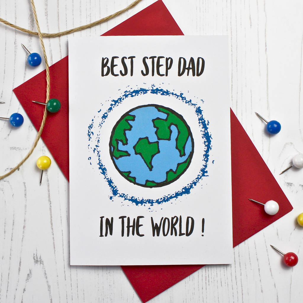 Best Step Dad In The World Card