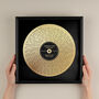 Personalised Song Lyrics Print, Metallic Gold, thumbnail 4 of 8