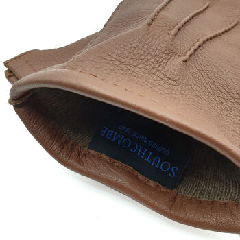 Northay. Men's Deerskin And Cashmere Gloves, 9 of 9