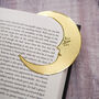 'Midnight Readers Club' Moon Brass Bookmark, thumbnail 2 of 7