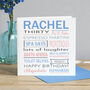 Personalised Birthday Card Any Age, 30th, 40th, 50th, thumbnail 1 of 3