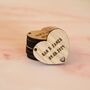 Personalised Wooden Wedding Heart Shape Favour Tags, thumbnail 5 of 5