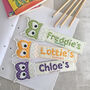 Personalised Children's Monster Bookmark, thumbnail 1 of 10