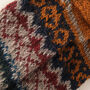 Fair Isle Handmade Wool Socks, thumbnail 4 of 5