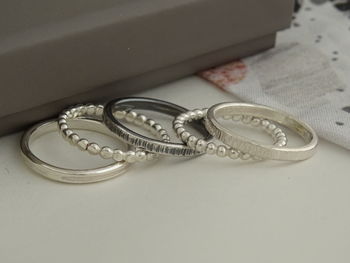 Handmade Silver Stacking Ring, 3 of 4