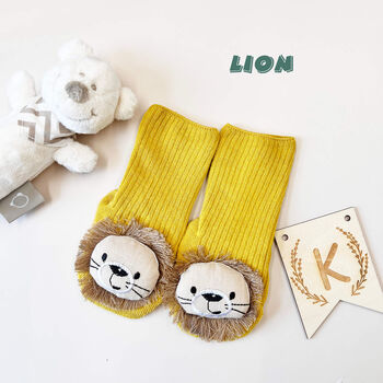 Baby Lion Bath Time Towel And Hand Mitt Gift Box Set, 8 of 8