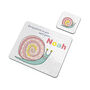 Personalised Kid's Snail Placemat Set, thumbnail 5 of 5