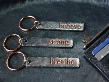 Motivational Keyring Mindfulness Gift, 12 of 12