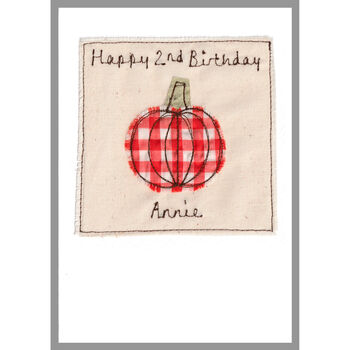 Personalised Pumpkin Birthday Or Thanksgiving Card, 9 of 12