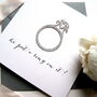 Engagement Card 'He Put A Ring On It', thumbnail 5 of 9