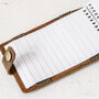 Personalised Leather Pocket Notebook, thumbnail 4 of 11