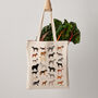 Dogs Canvas Tote Bag, thumbnail 3 of 4